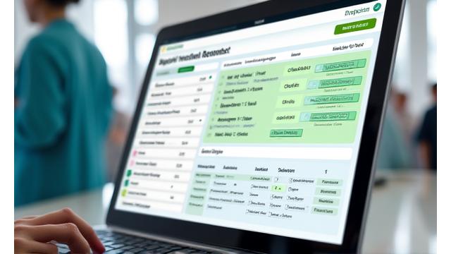 병원 업무 관리 앱 환자 대시보드 스크린샷